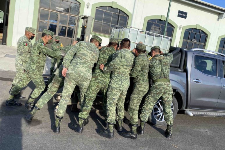 Donación Ejército Mexicano